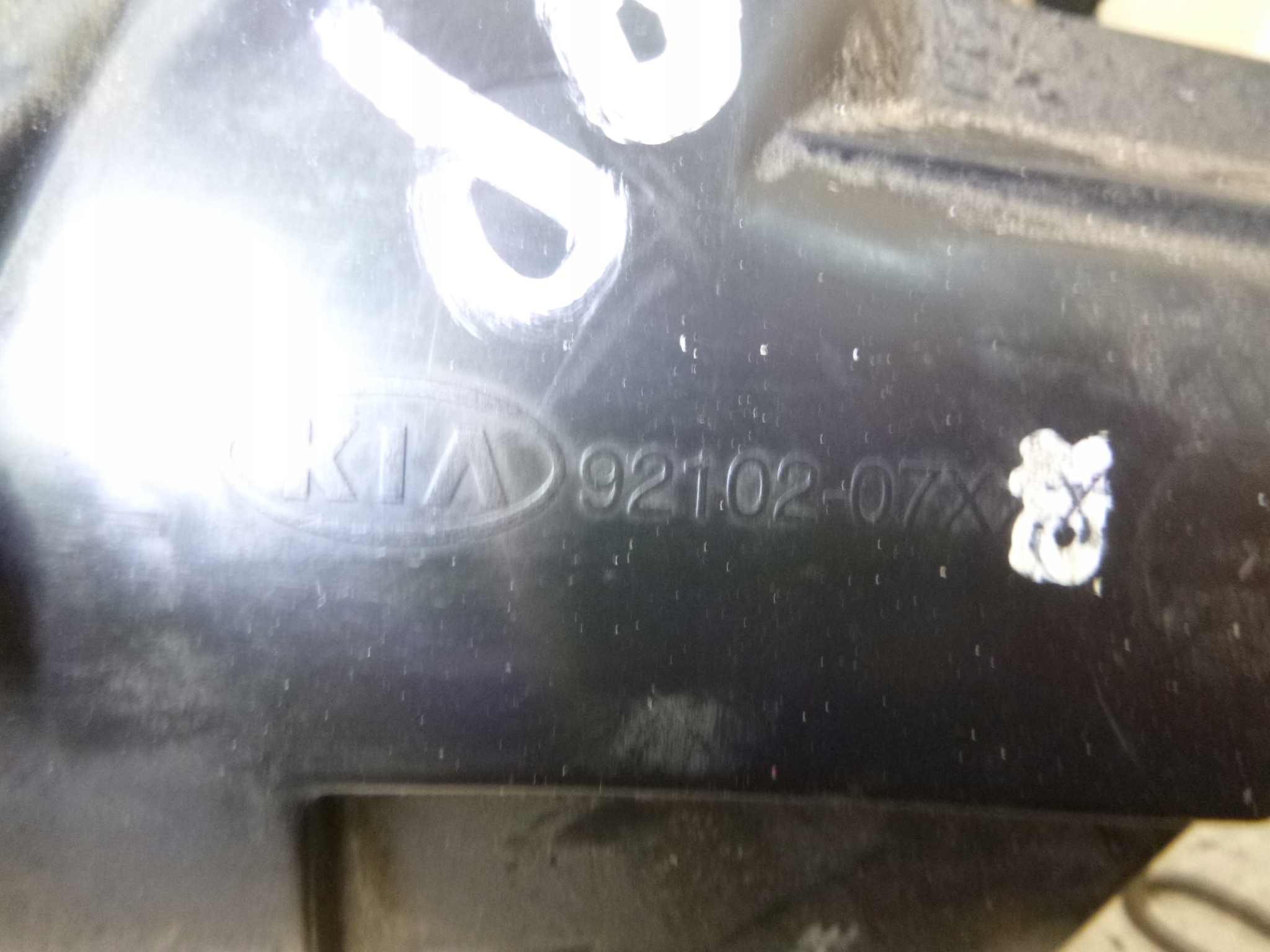 light front right Kia Picanto 2009r.