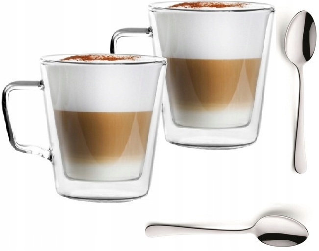 

Vialli 2 Szklanki Termiczne Kawy Herbaty Diva 250