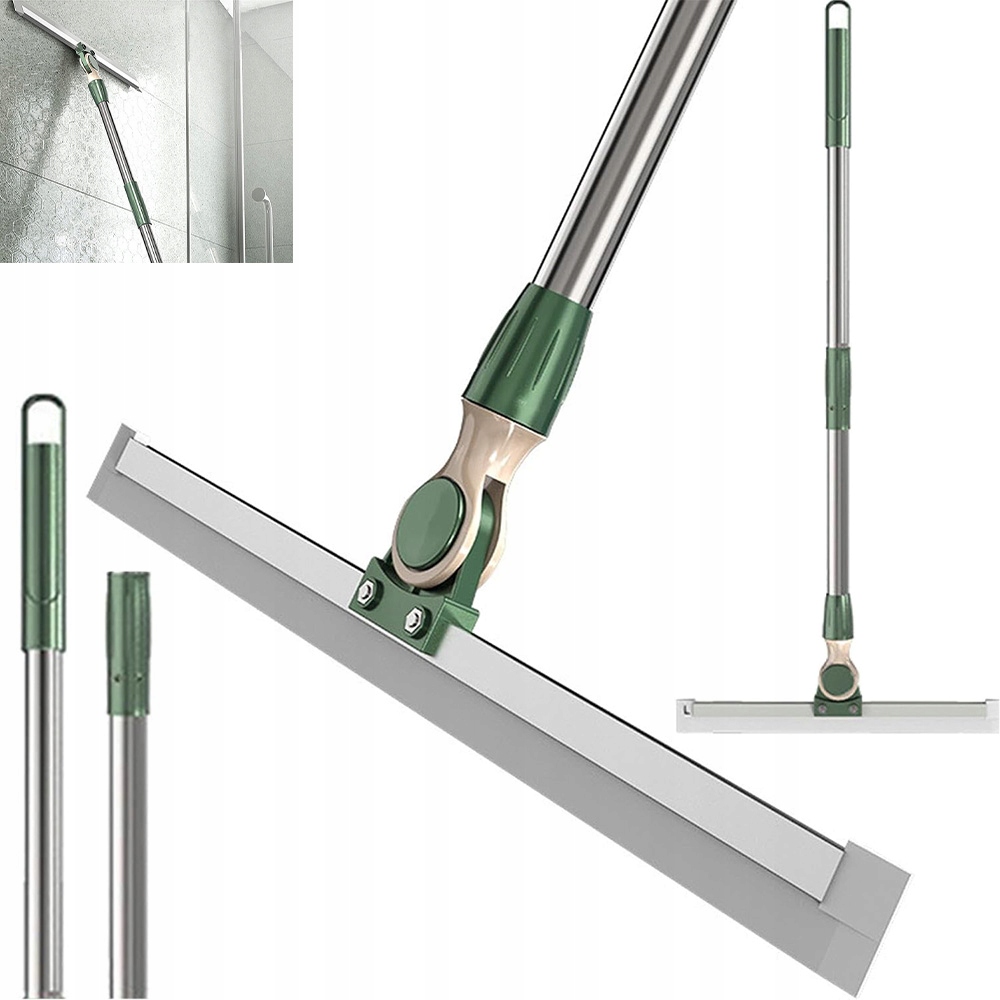 Pevná Stěrka Na Vodní Podlahy 35 CM S Hliníkovou Tyčí 125 CM
