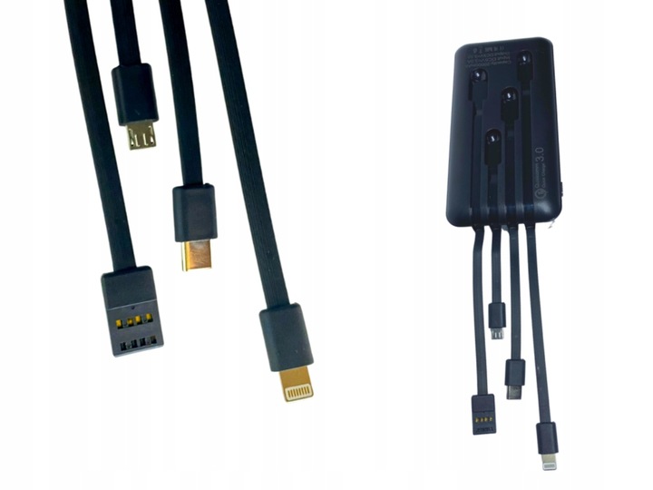 Powerbank EXTRA 20000 mAh Czarny Quick Charge 3.0