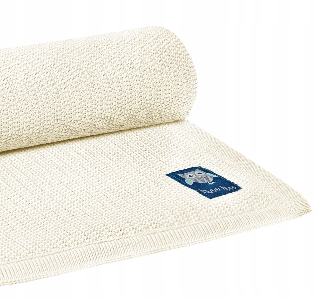 

Duży Koc kocyk ecri ecru bambusowy 100% 100x120 XL