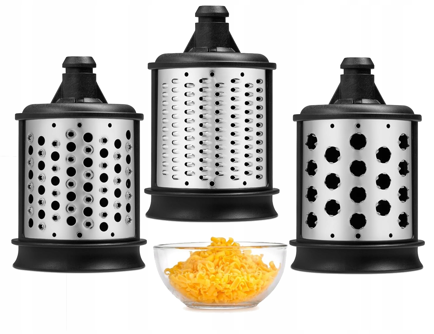 Sada 3 Originálních Bubnových Struhadel Kitchenaid 5KSMEMVSC Pro 5KSMVSA