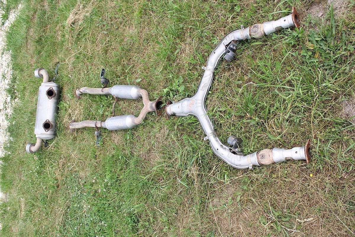 nissan 370Z выхлоп труба глушитель катализатор лямбда-зонд