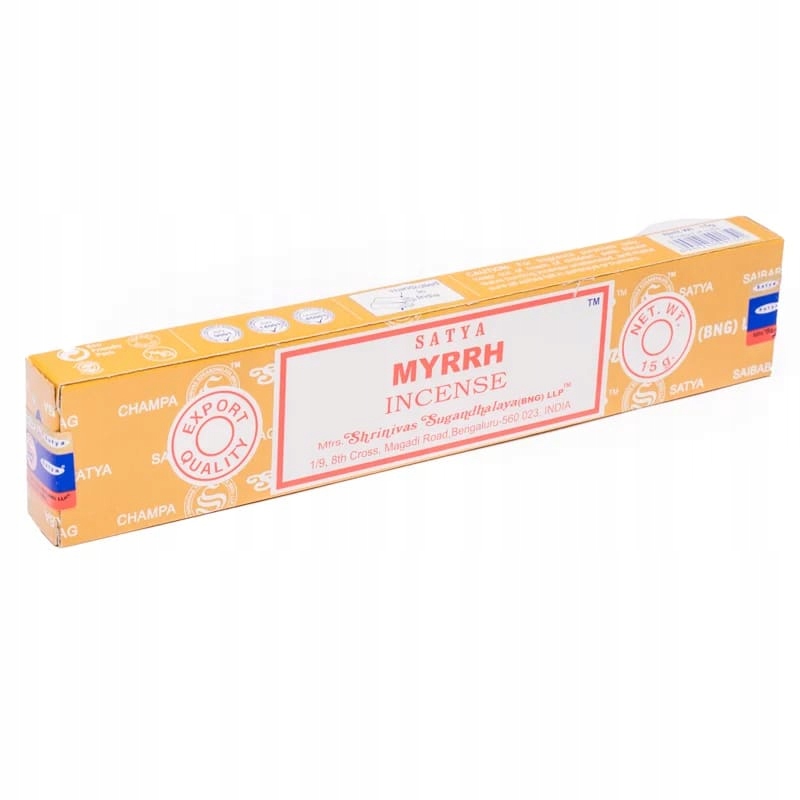 

Kadzidełka cienkie Satya Mirra 15g