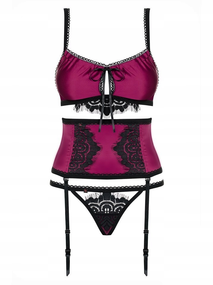 Erotyczny Komplet Obsessive 861-SEG-5 S/M Rozmiar S/M