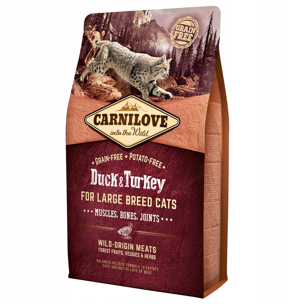 Levně Carnilove Kočka Kachna a Krůta Duck & Turkey pro Velká Plemena 2kg