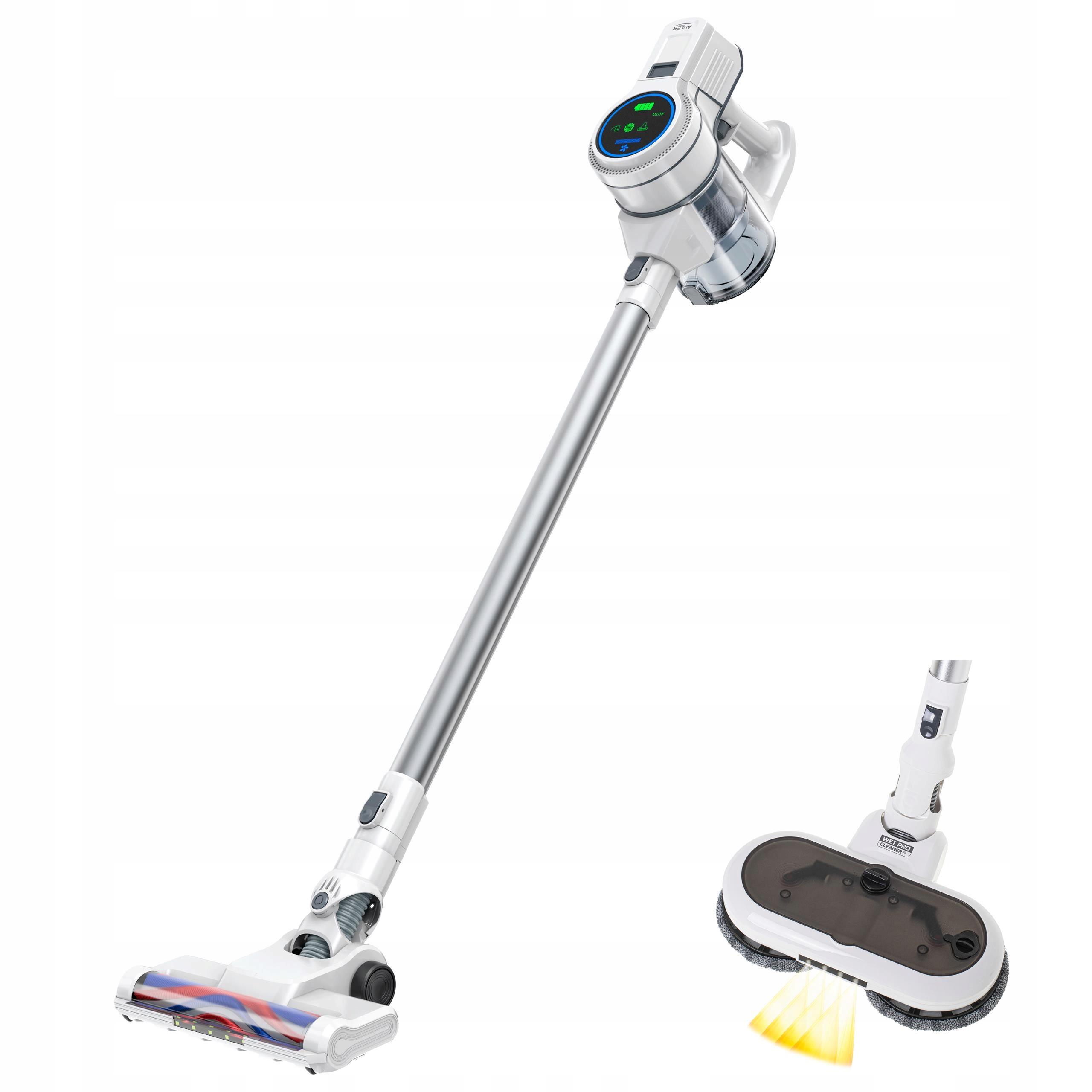 AD 7064 Odkurzacz 2w1 do sucho/mokro LED 114 min pracy