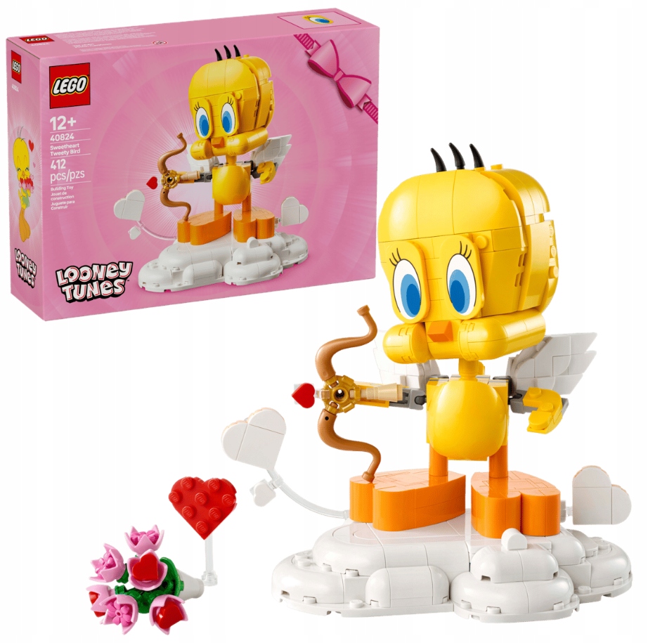 412 dílků stavebnice Lego Looney Tunes Půvabný kanárek Tweety 40824