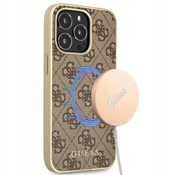 Guess GUHMP13LG4GB iPhone 13 Pro 136,1" hnědý/brown hard case 4G Collec