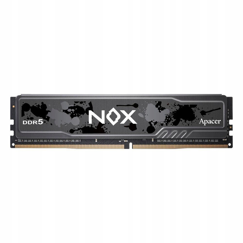 Paměť DDR5 Apacer Nox 16GB (1x16GB) 5200MHz CL40 1,25V Černá