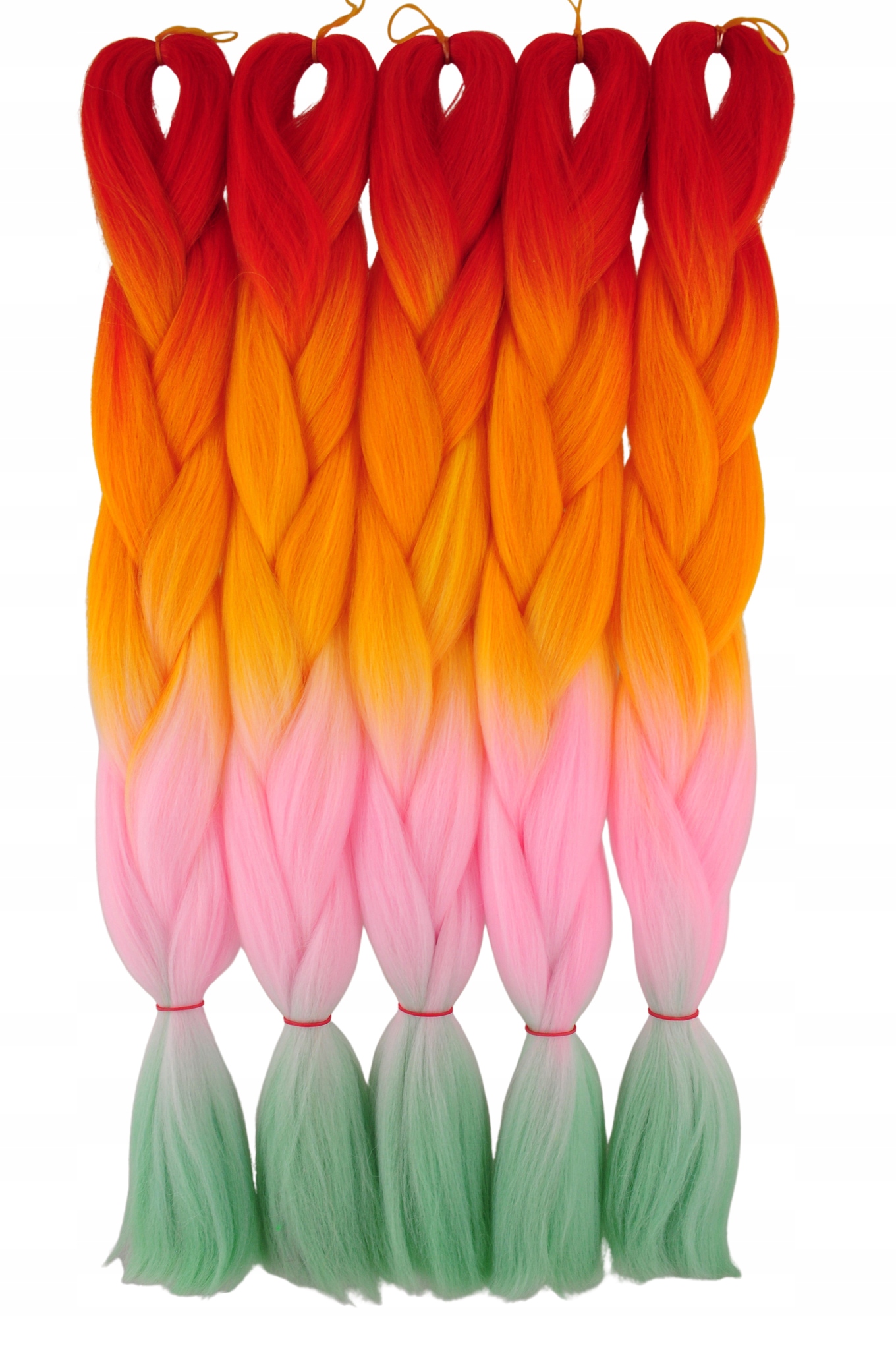 WŁOSY SYNTETYCZNE PROSTE KOLOROWE WARKOCZE 4K.018 Marka Smart Colours