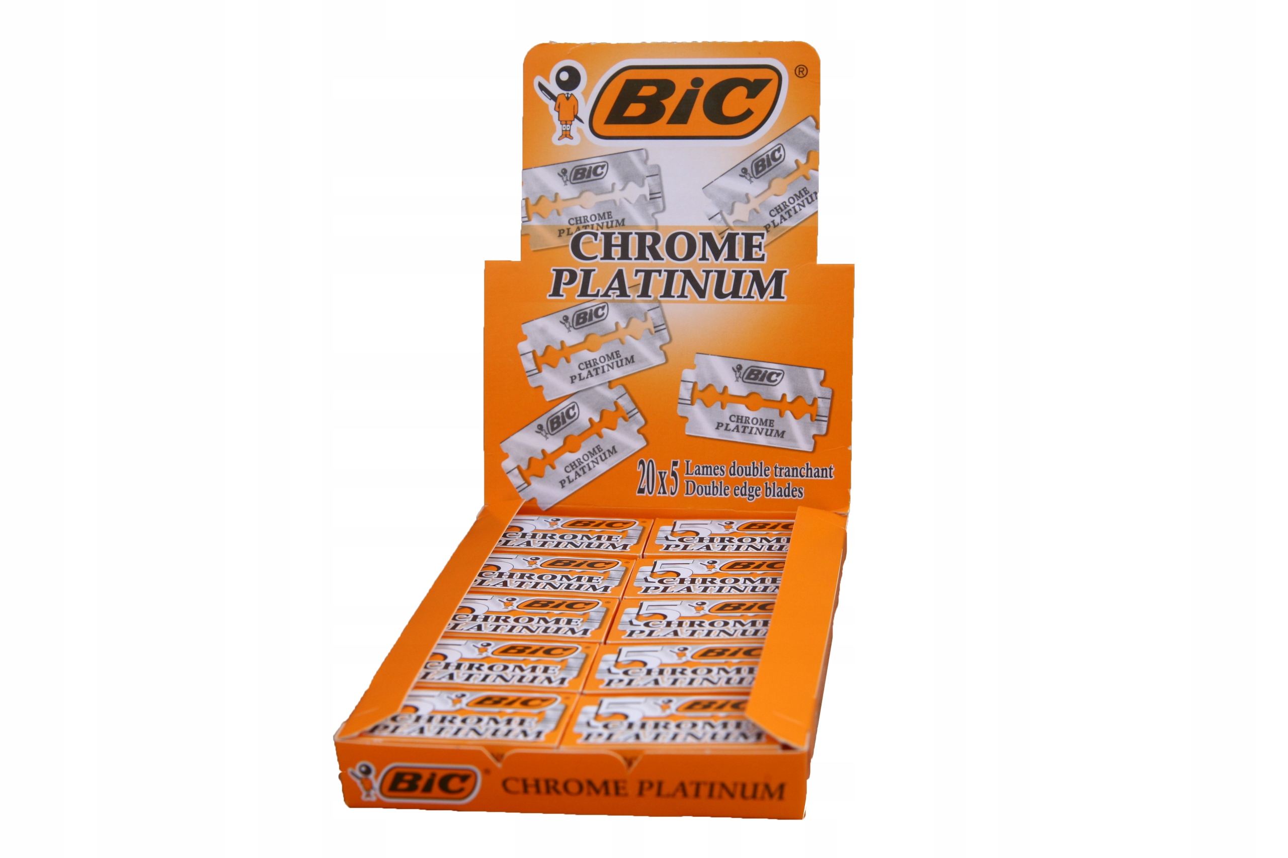 

Żyletki Bic Chrome Platinium 100szt 5x20szt