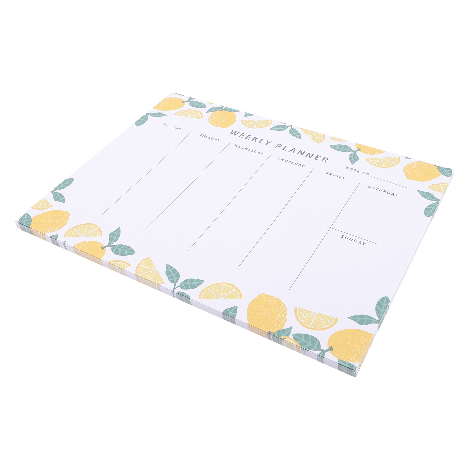 Planer tygodniowy, notatnik na biurko, posiłek