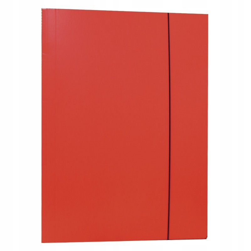 Teczka z gumką karton 300g A4 TG-06 CZERWONA