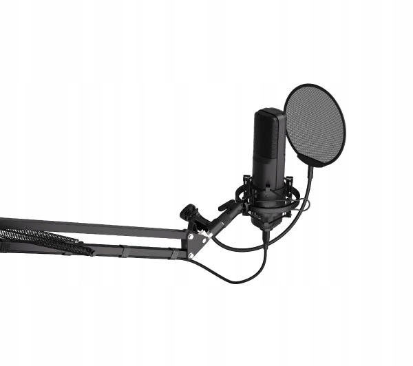 Mikrofon z ramieniem / statywem Krux Esper 1000 Uchwyt koszowy USB-C Stan opakowania oryginalne