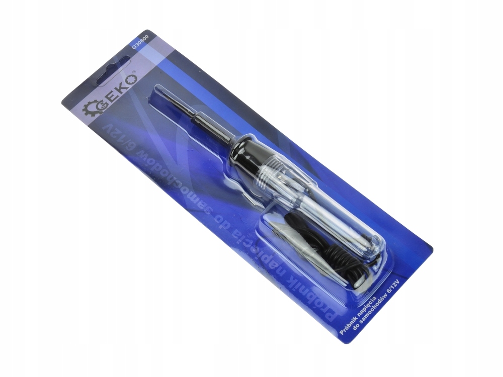 Próbnik napięcia samochodów igłowy 6V/12V GEKO EAN (GTIN) 5901477139024
