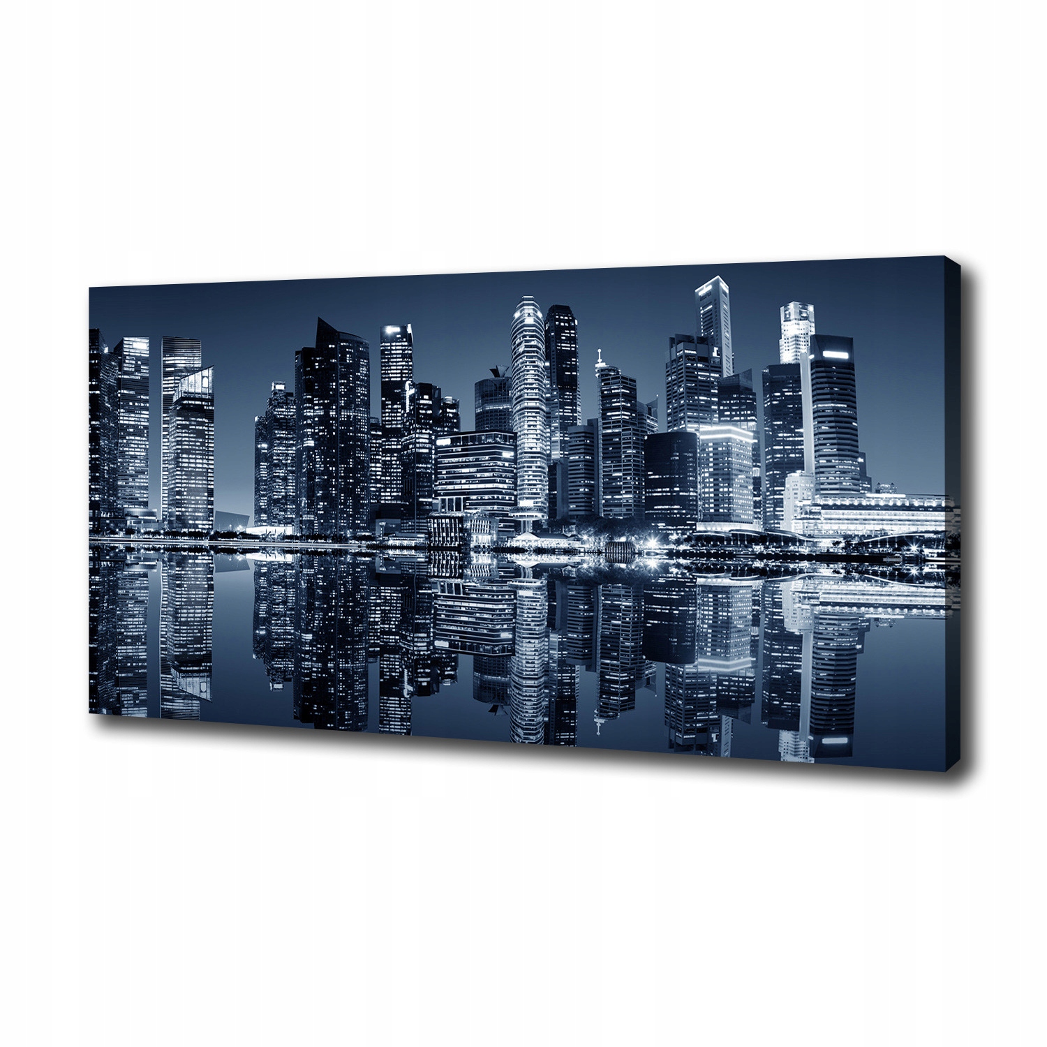 

Foto obraz na płótnie Singapur nocą 100x50 cm