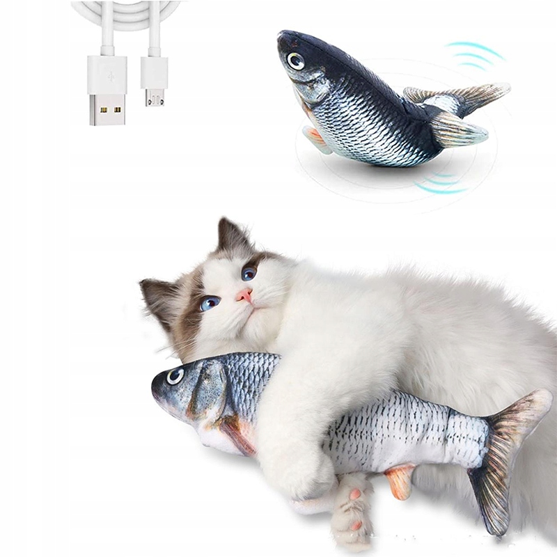 

Trixie Ruchoma ryba dla kota 30cm kocimiętką Usb