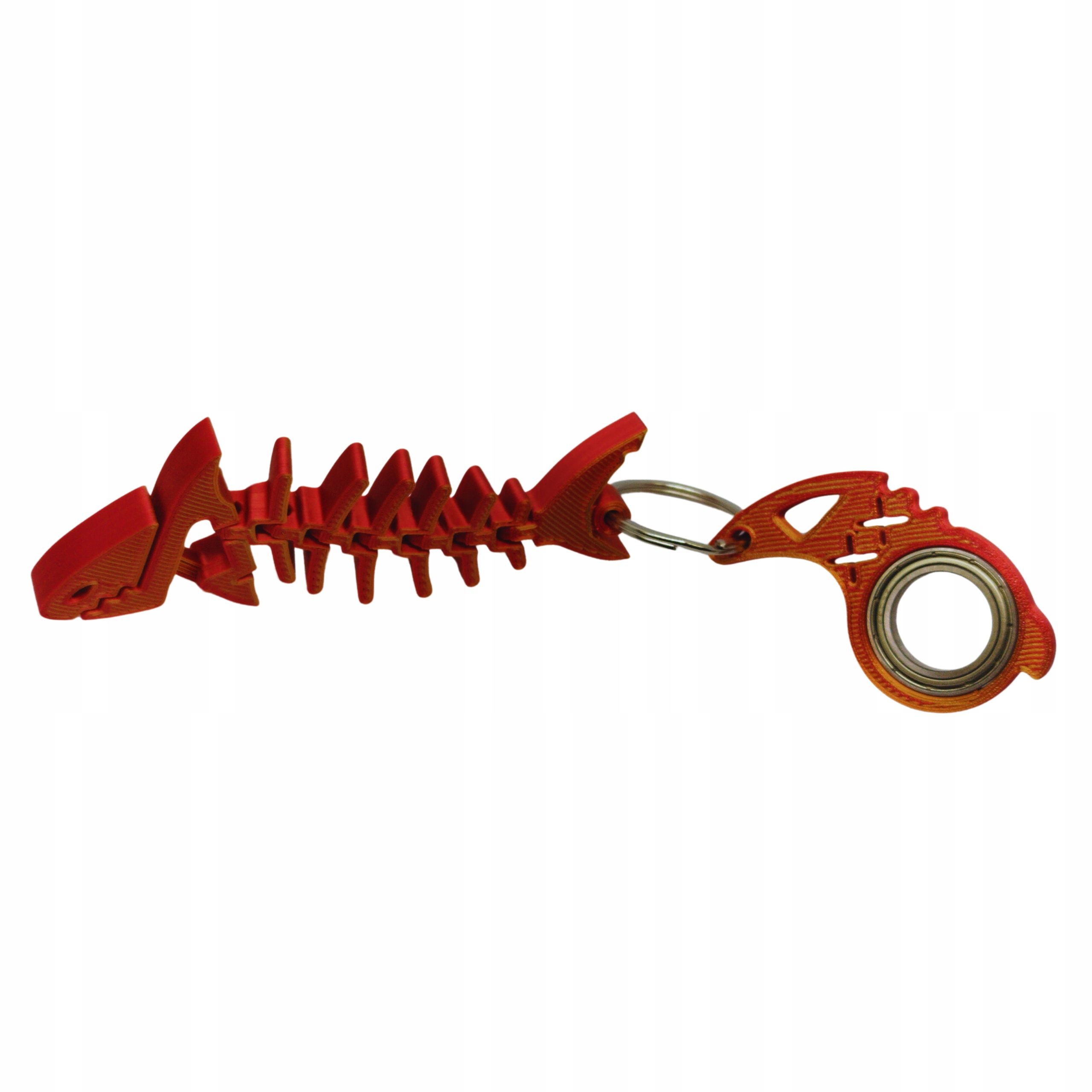 KEYSPINNER KEYRAMBIT MEGA COMBO ZESTAW REKIN+DINO BRELOK SPINNER Kolor Fire Marka bez marki