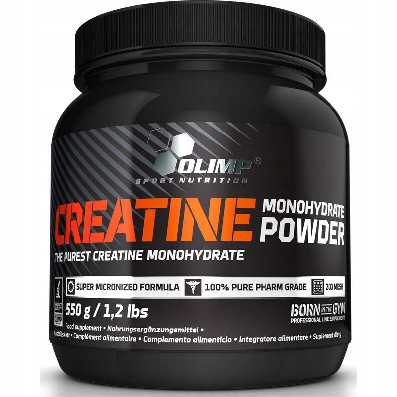Olimp Creatine Monohydrate Powder 550g Kreatin Čistý Monohydrát V Prášku