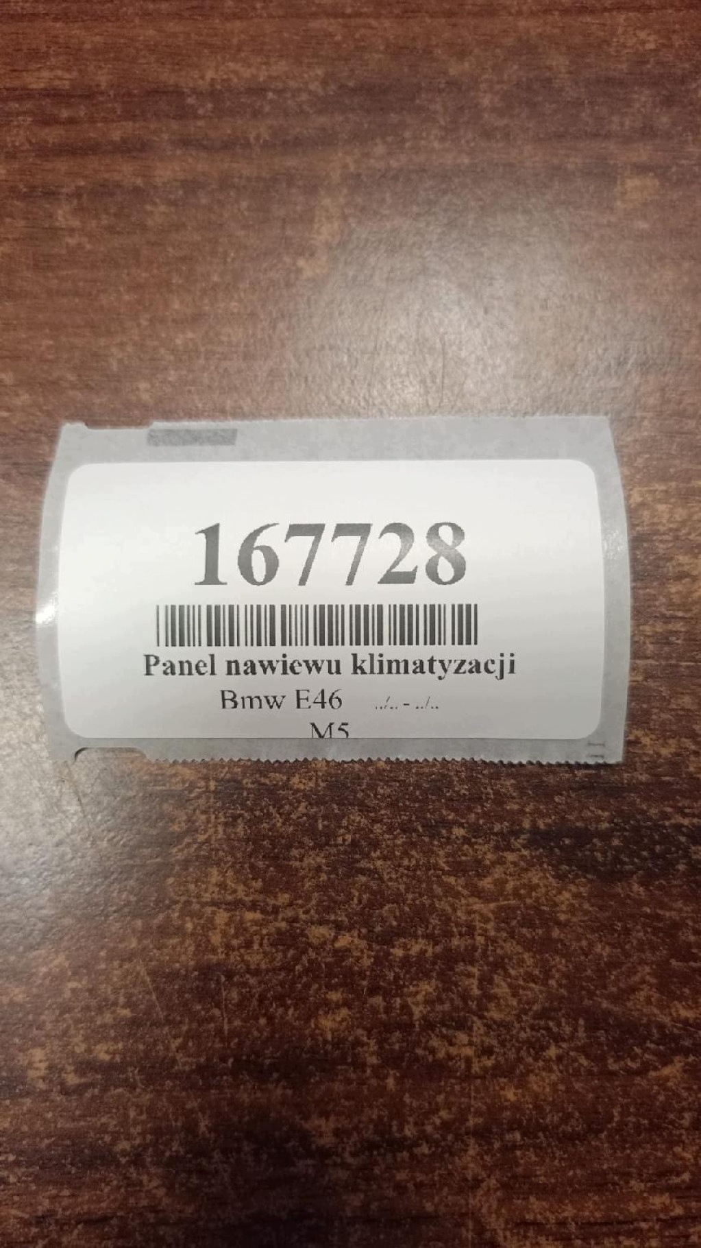 BMW E46 PANEL klími klimatizácii 64116907898
