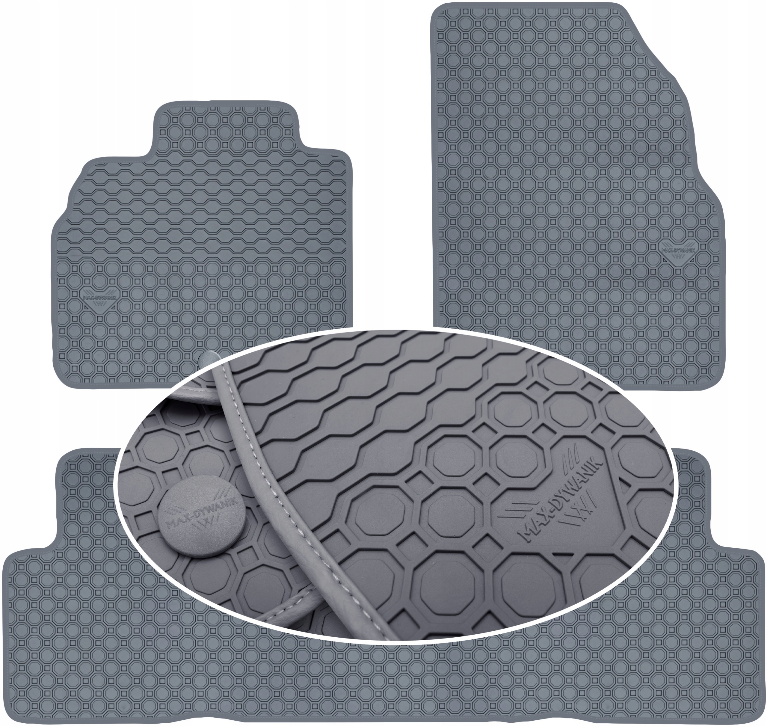 Renault Scenic II 2003-2009 Koberce Šedé