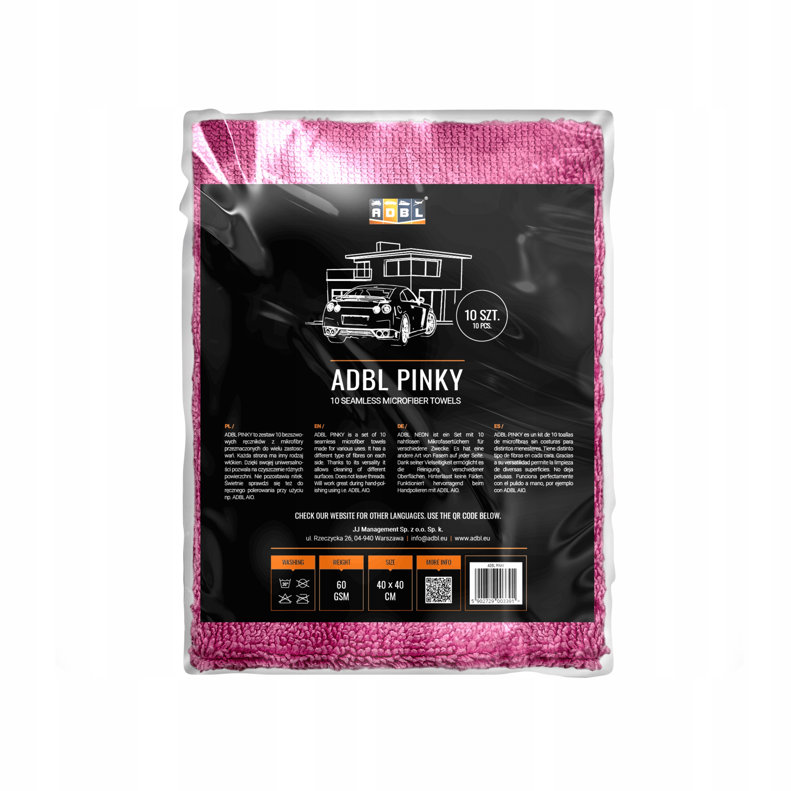 

Adbl Pinky 10szt mikrofibr bezszwowych bezszwowe