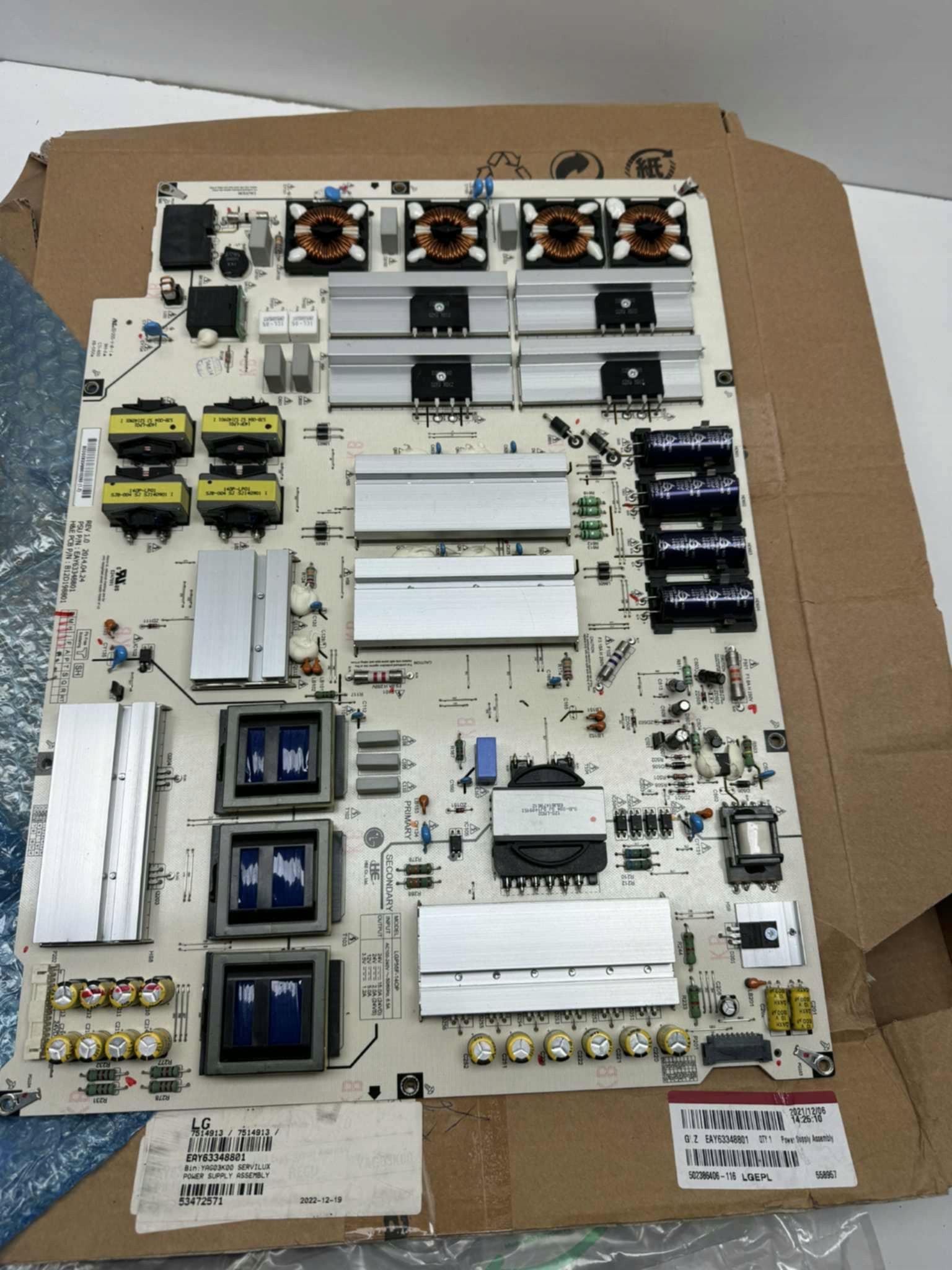 Napájací zdroj pre Tv Lg Oled 55EC930V 55EC940V (EAY63348801)