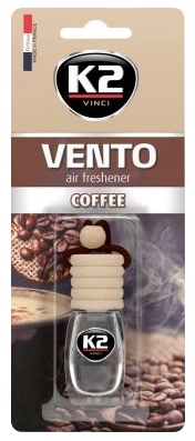 K2 VENTO ZAPACH SAMOCHODOWY BUTELKA COFFEE 8ML
