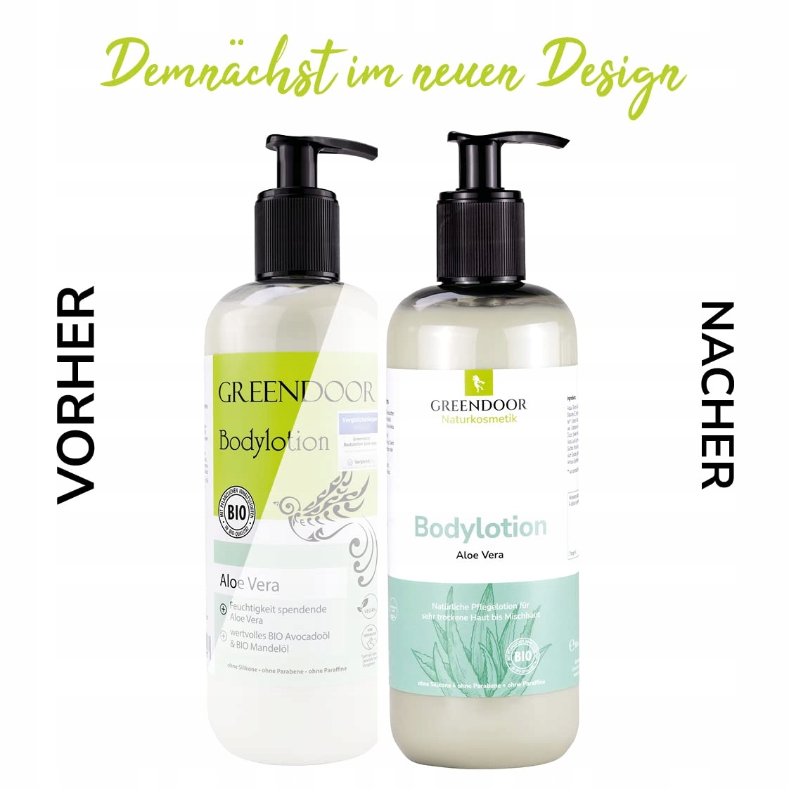 Greendoor Balzám na tělo Aloe Vera 500 ML Veganský