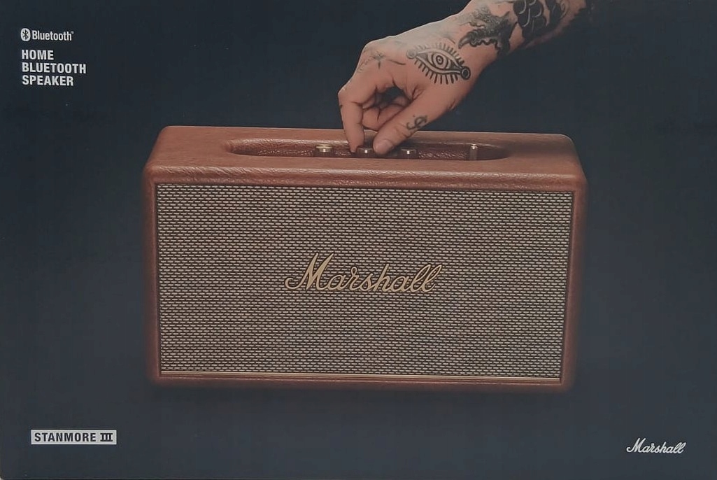 Głośnik przenośny Marshall Stanmore III brązowy 80 W