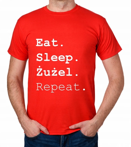 

koszulka Eat Sleep Żużel Repeat prezent
