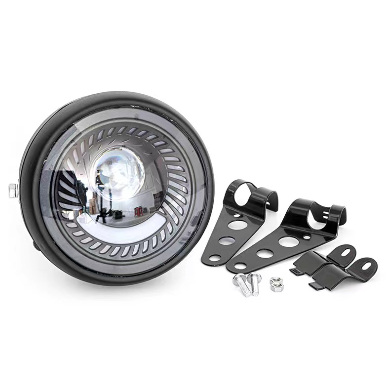 REFLEKTOR LAMPA 6,5″ MOTOCYKL BOBBER CHOPPER RETRO