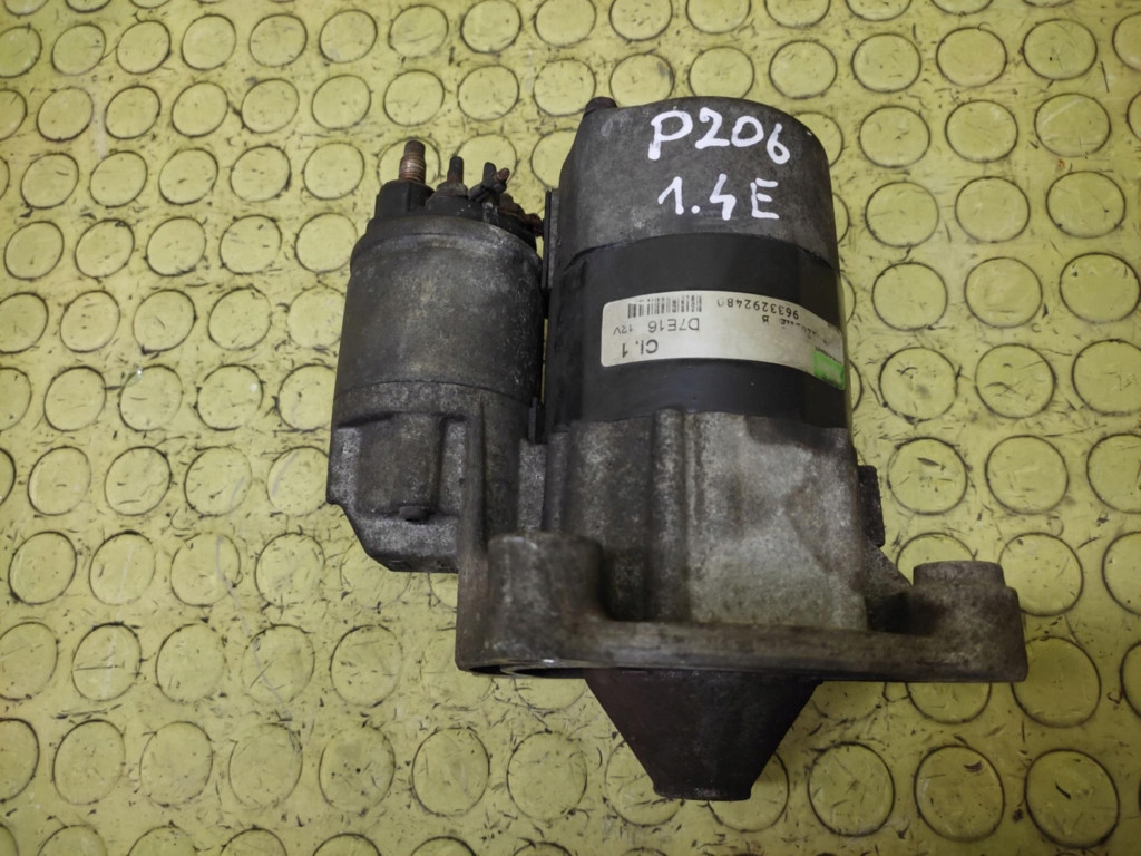 PEUGEOT 206 starter 9633292480