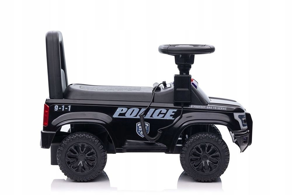 Jeździk z Megafonem QLS-993 Czarny Kolor Czarny