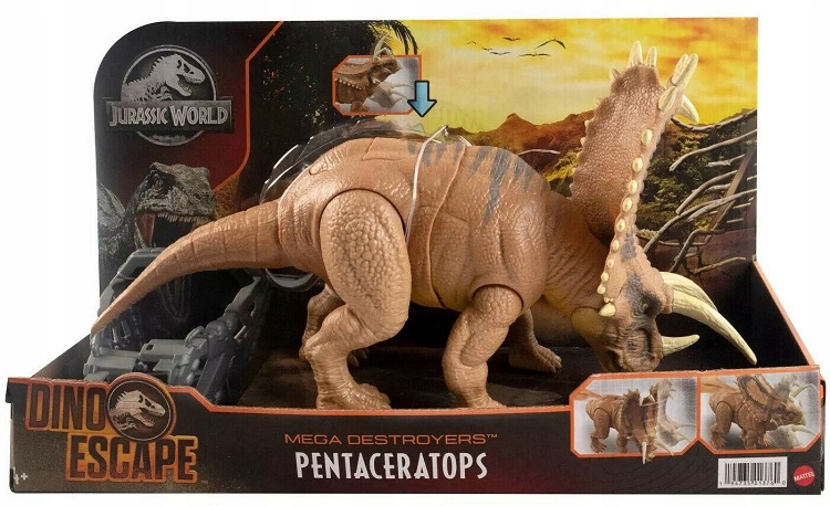 

Jurassic World Escape Dinozaur Pentaceratops HCM05