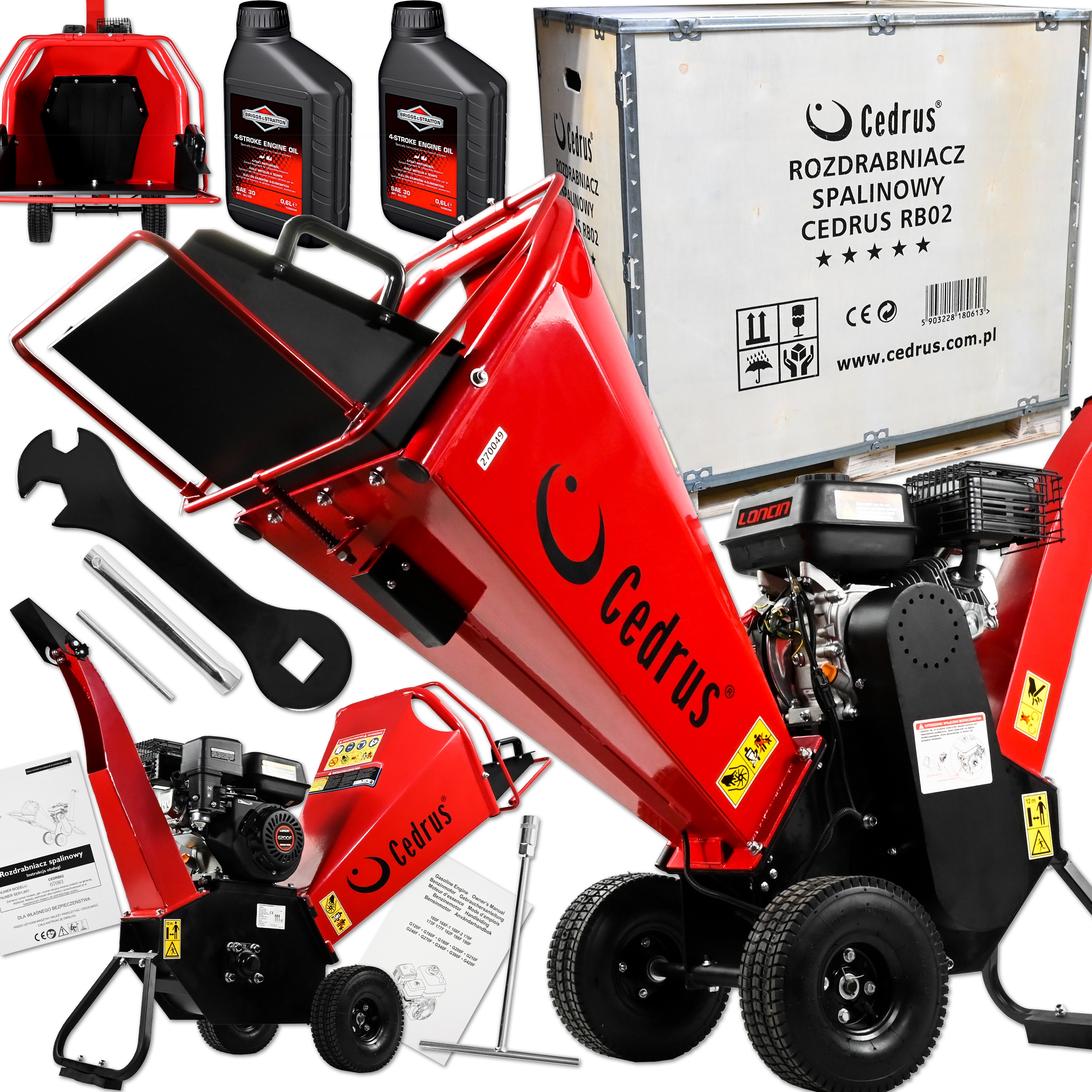 

Rozdrabniacz Do Gałęzi Spalinowy Rębak Cedrus Pro