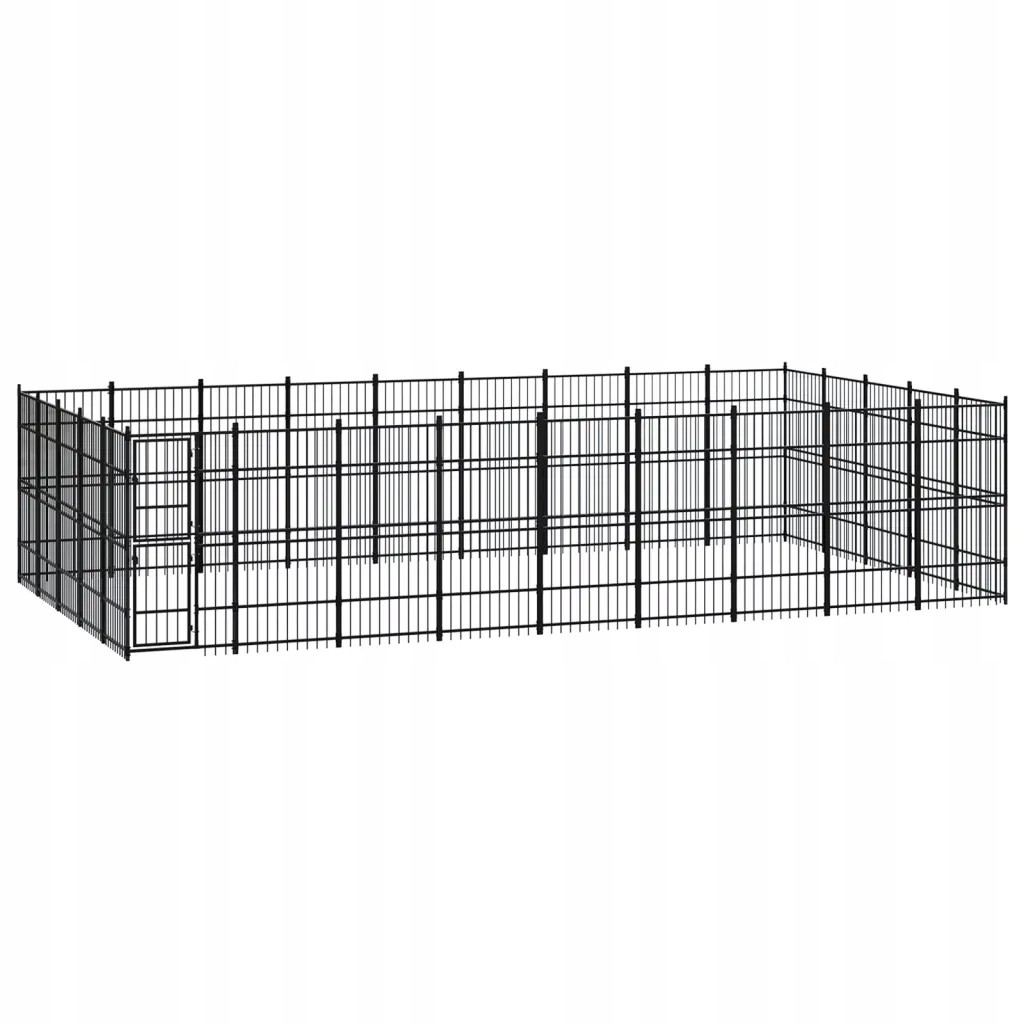 Levně Kotec venkovní pro psa, ocelová, 41,47 m²