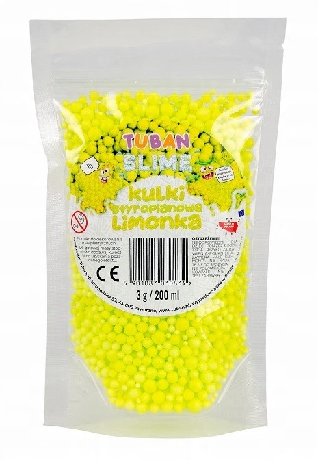 

Kulki styropianowe 0,2L -Limonka Slime Gluty Tuban