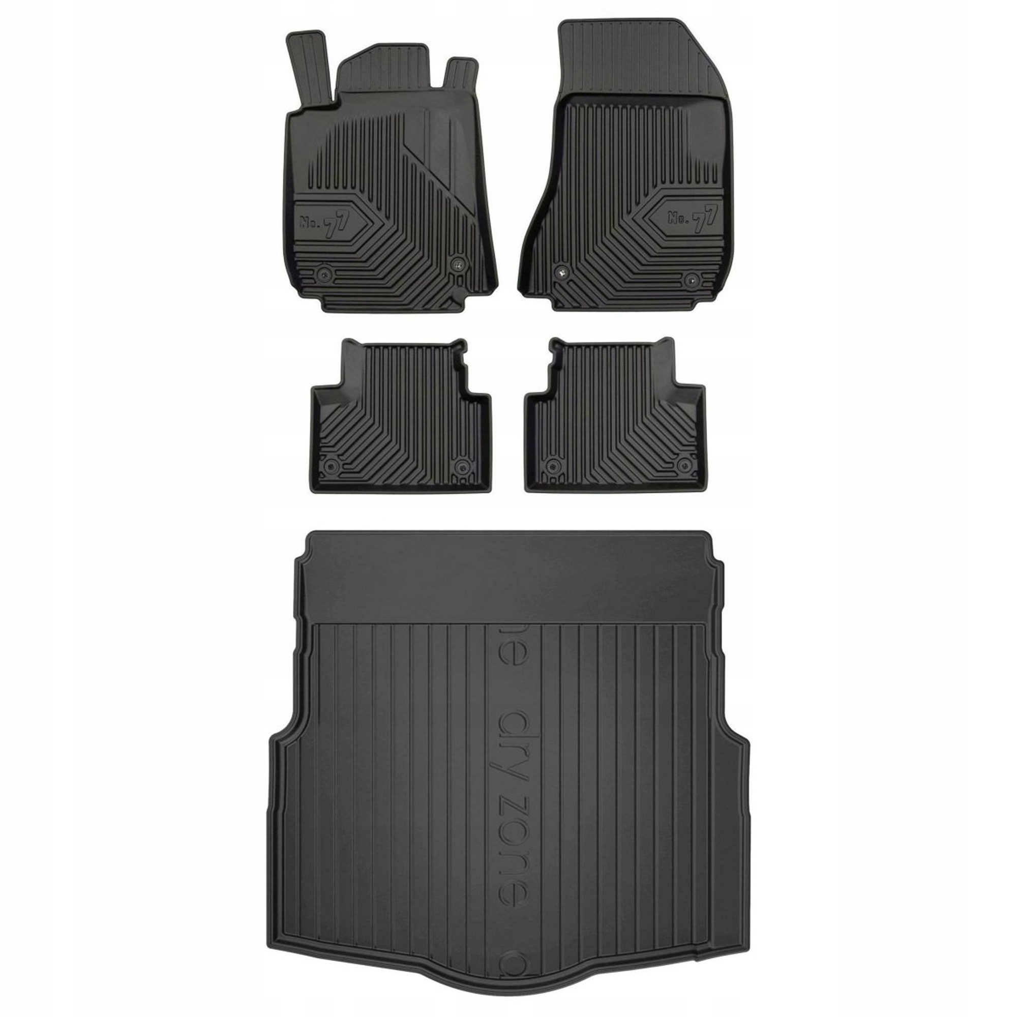 Gumová sada kobercov a rohože Alfa Romeo 159 2005-2011