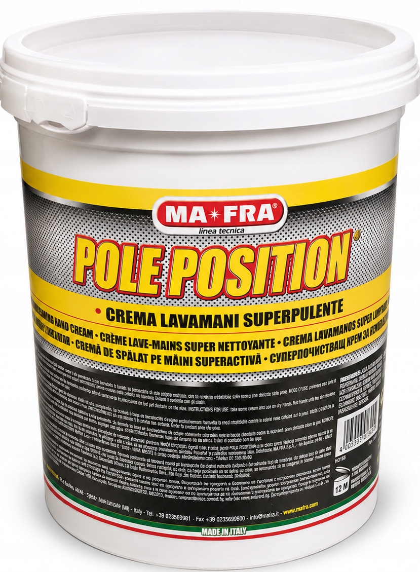 Ma-fra Pole Position Pasta Do Mycia Rąk Ścierna 4L Silne Zabrudzenia