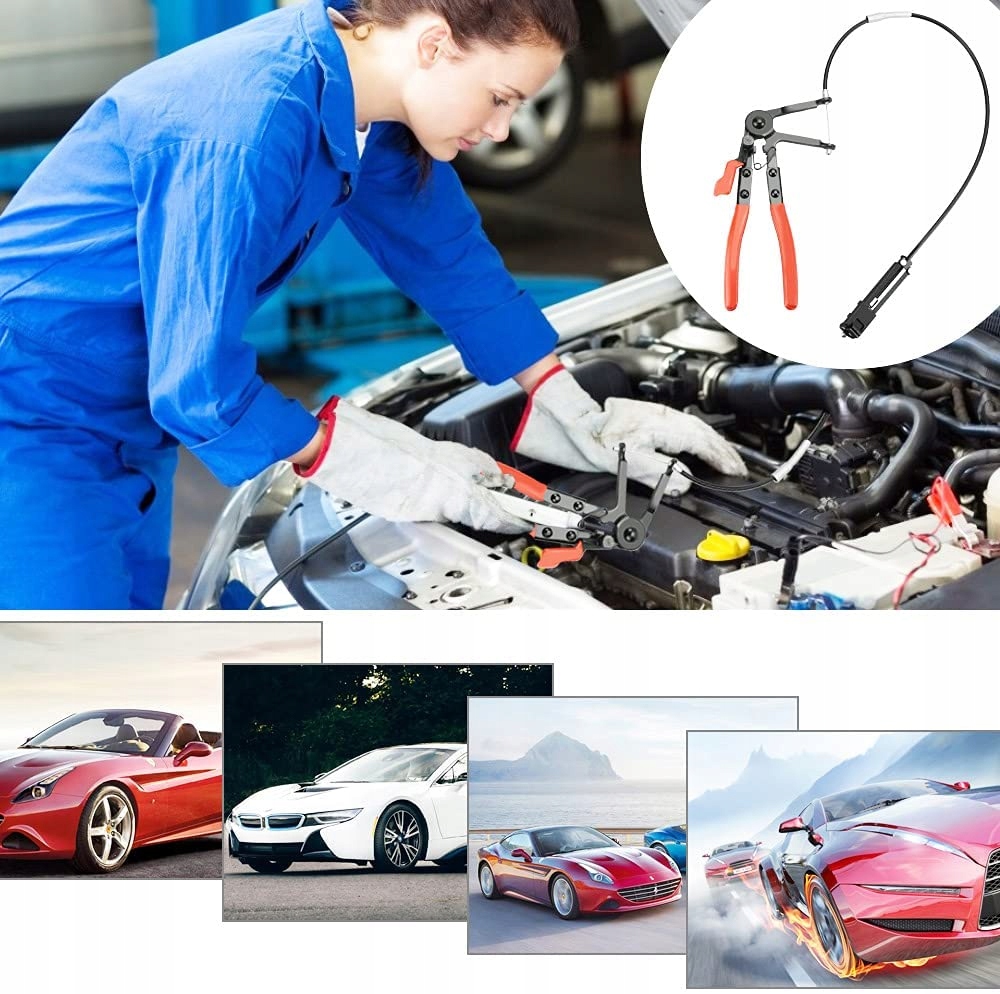 SZCZYPCE DO OPASEK ZACISKOWYCH Z DŁUGĄ LINKĄ Marka Kraftverk