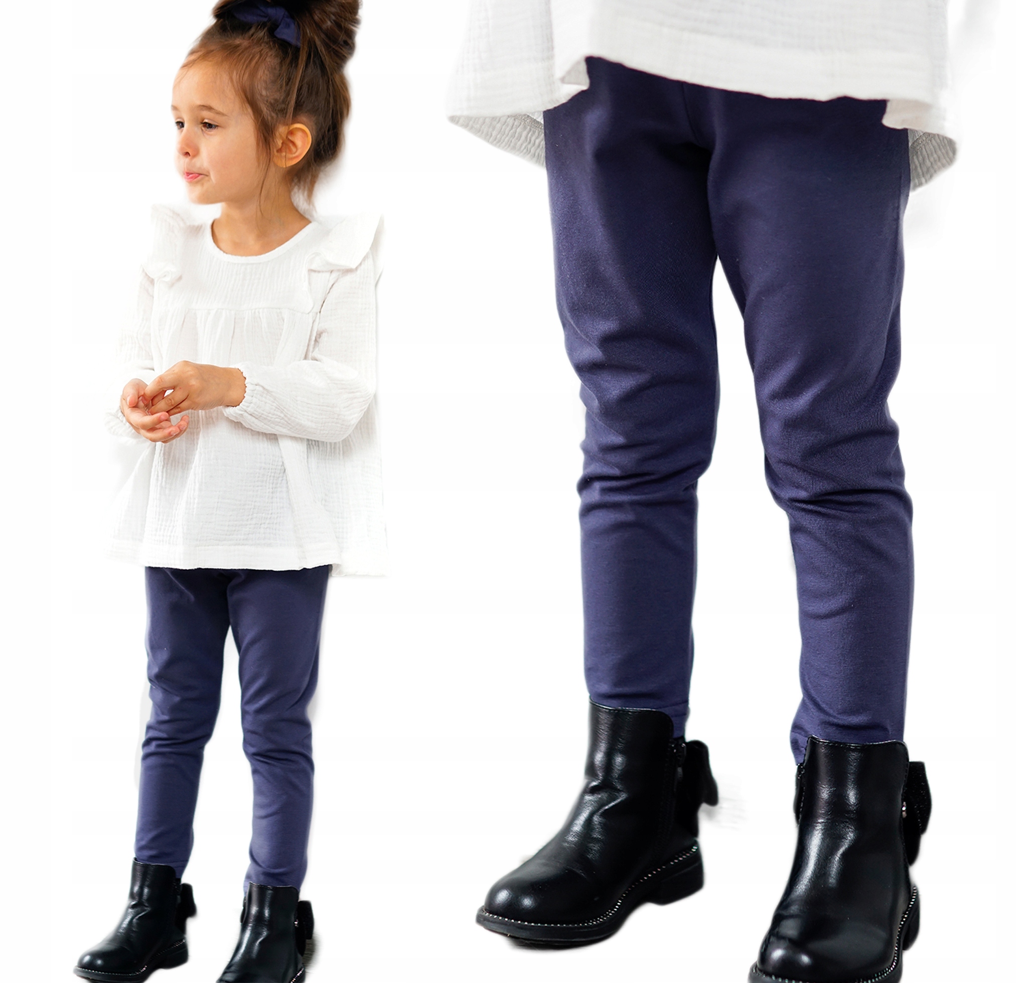 

Legginsy spodnie getry 104 Niebieski Baya