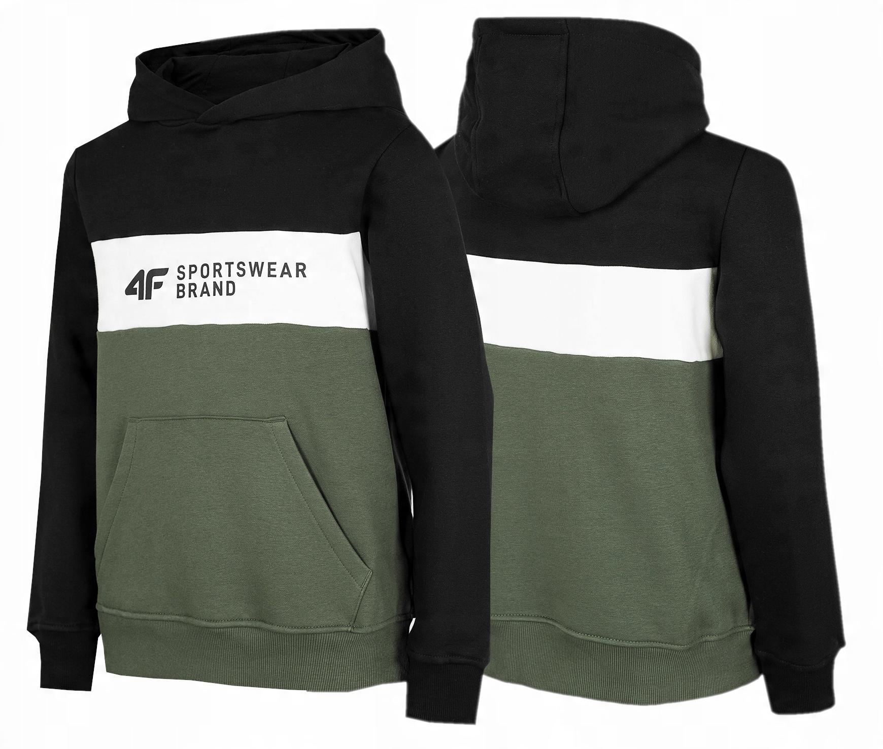 

4F Bluza Chłopięca Z Kapturem Dresowa JBLM003 158