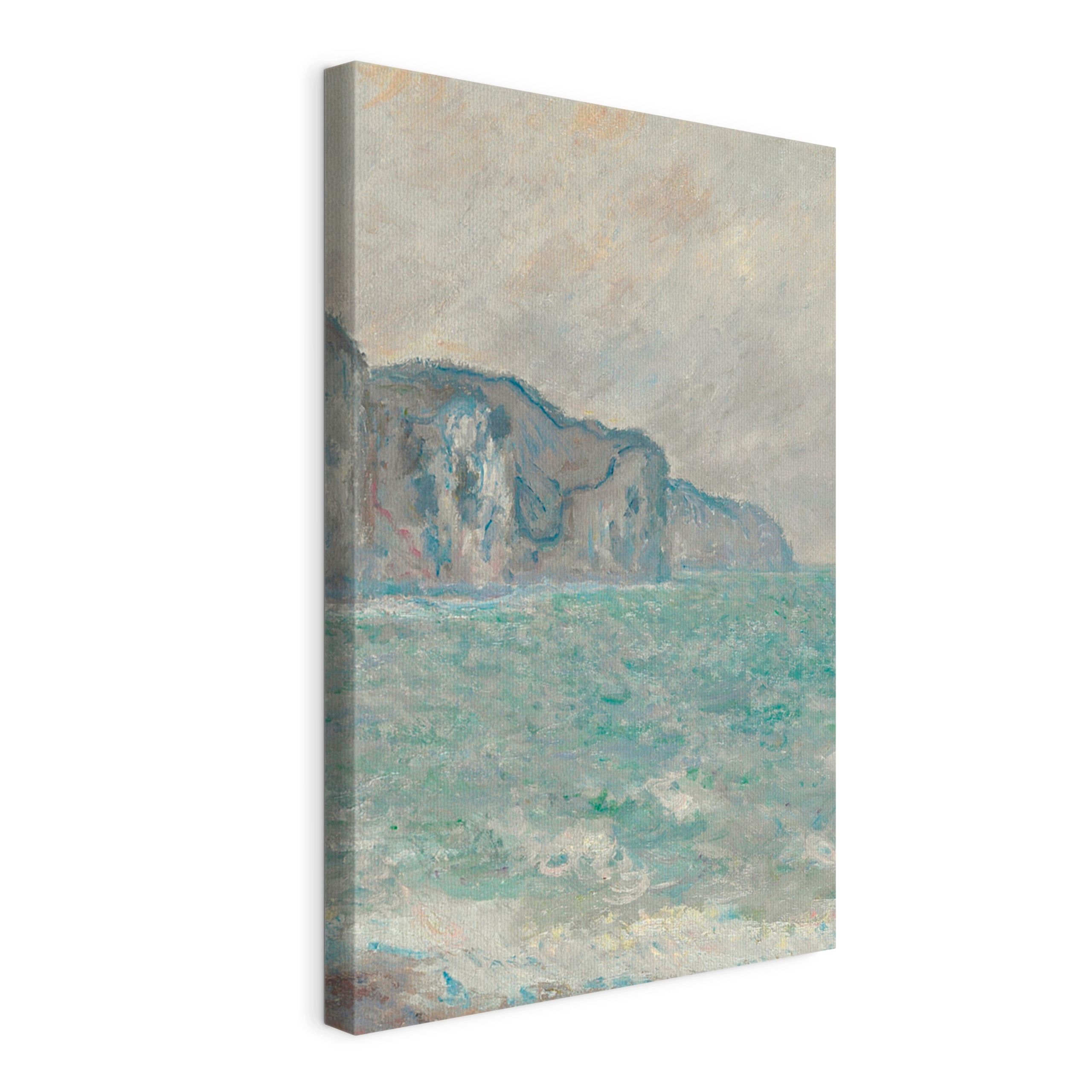 Obraz na plátně Claude Monet Útes v Pourville 60x90 cm