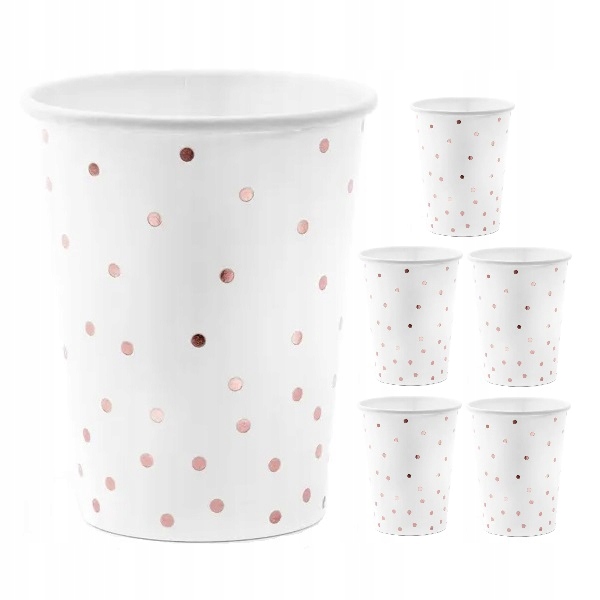 KUBECZKI na ROCZEK URODZINY IMPREZĘ 260ml 6 sztuk