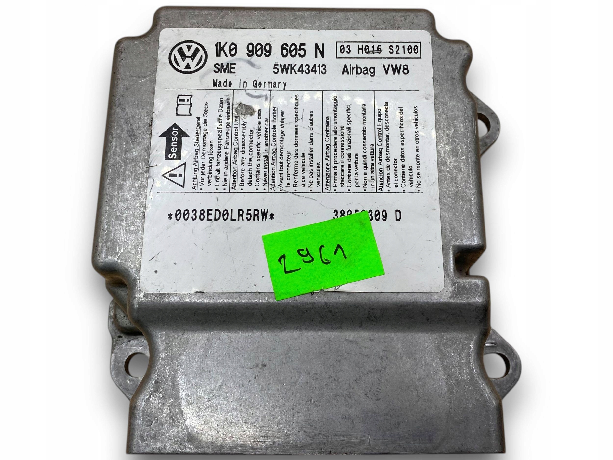 SENSOR AIRBAG VW GOLF PLUS V 1K0909605N 04-13 Sensor $J