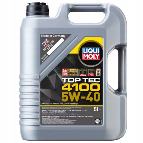Liqui Moly Olej silnikowy Top Tec 4100 5W40 5L