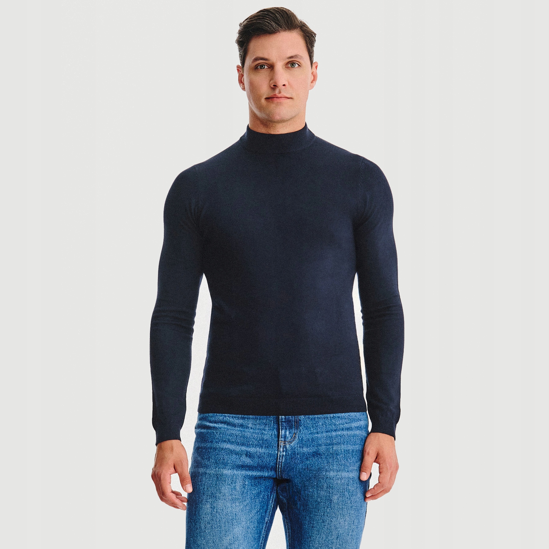 Základní pánský pologolf v tmavě modré barvě Pako Lorente vel L