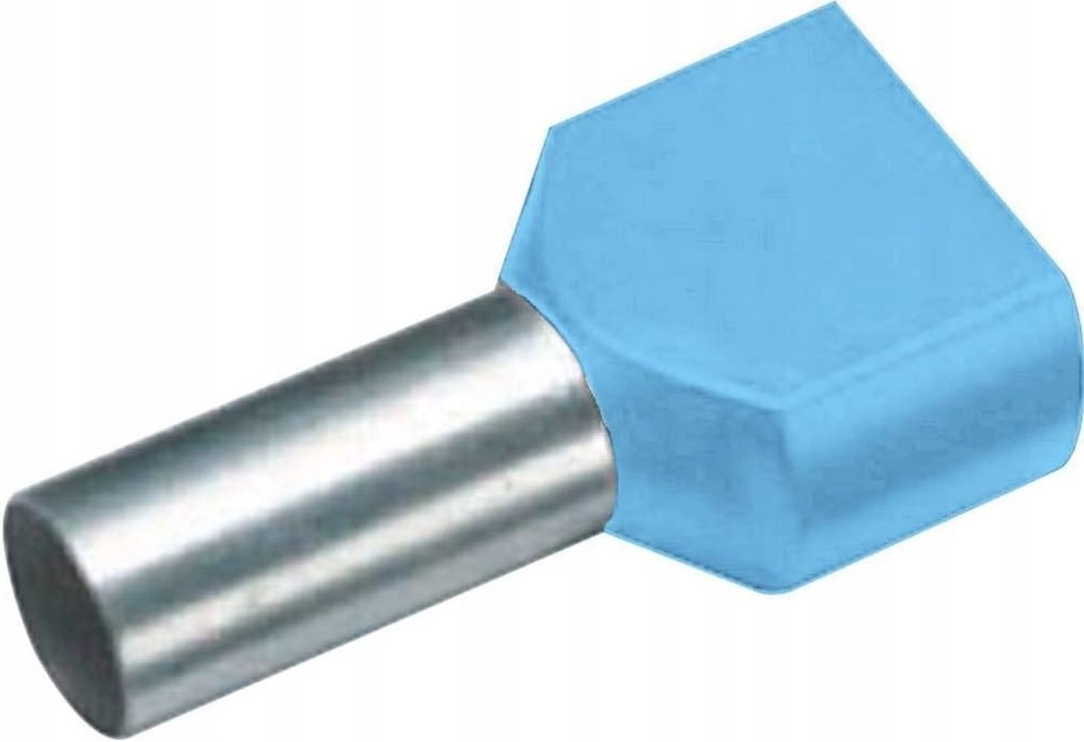 KOŃCÓWKA TULEJK. IZOLOWANA 2x2,5/10 PODW.NIEBIESKA Liczba sztuk w ofercie 100 szt.